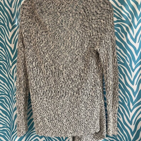 Banana Republic black/beige/white woven cardigan SZ small - Picture 2 of 3